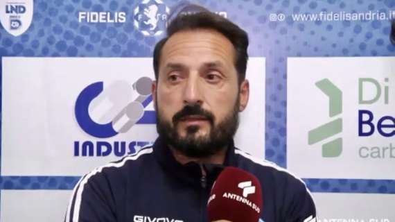 Fidelis Andria, Scaringella: “Presumo che il gol sia valido, ma non soffermiamoci”