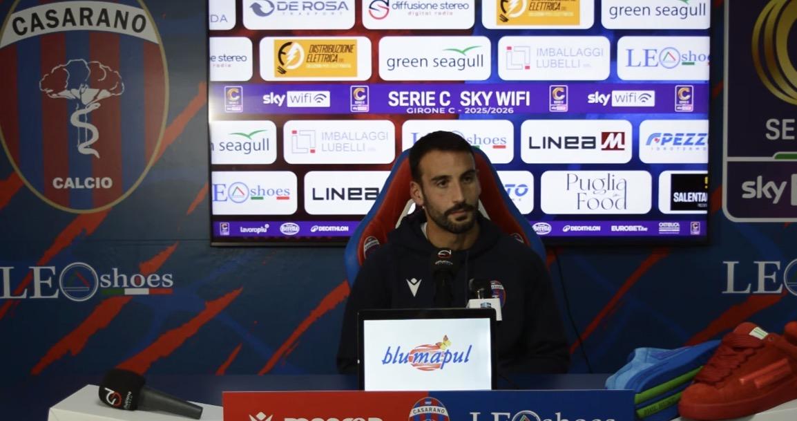 Casarano, Grandolfo: “Contento per il gol”