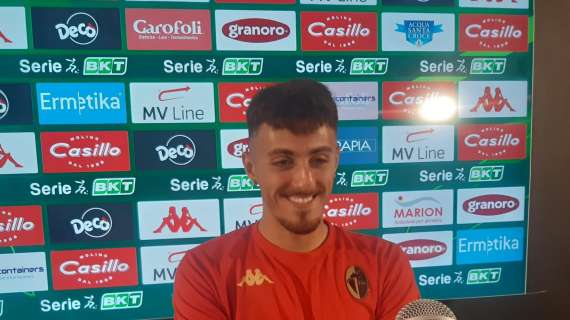 Bari, Nasti: "Finalmente il gol, ma ora lavoriamo per migliorarci"