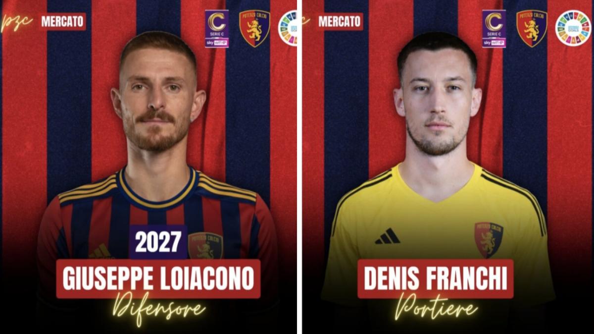 UFFICIALE - Potenza, presi Loiacono e Franchi dalla Ternana