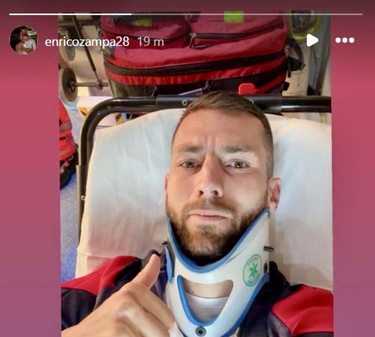 Taranto, tac negativa per Zampa