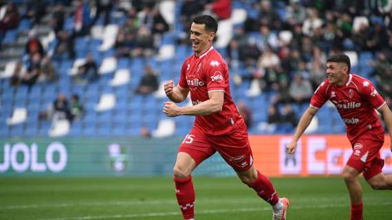 Sassuolo-Bari 1-1: torna a segnare Lasagna, colpaccio sfiorato e rosso a Tripaldelli