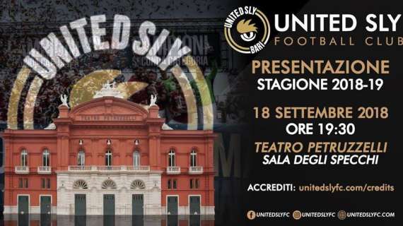 Prima Categoria - La Sly United si presenta al Teatro Petruzzelli di Bari: al via la nuova stagione