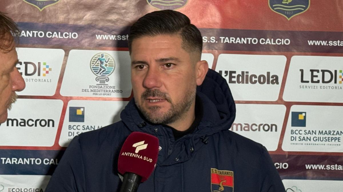 Taranto, Danucci: "Bravi a giocare palla a terra, contento della prova dei ragazzi"