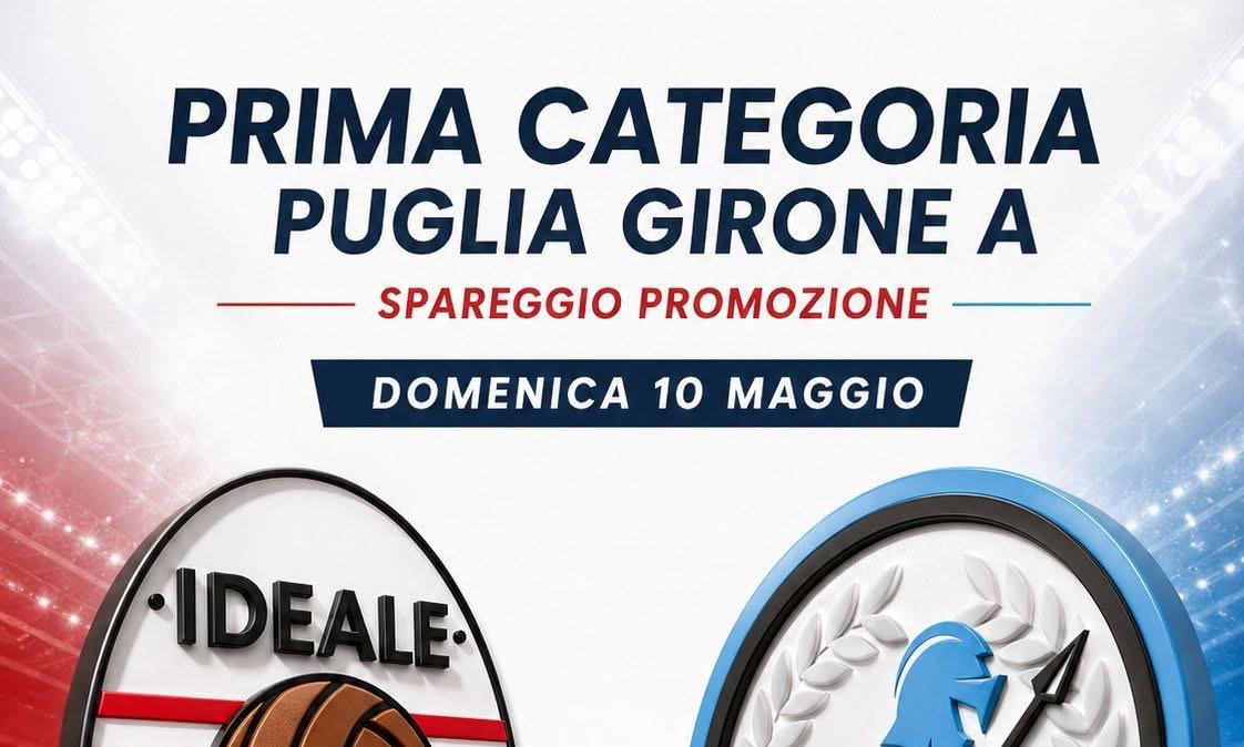 Prima Categoria, Ideale Bari-Triggiano in diretta domenica 10 maggio sui canali del Gruppo Editoriale Distante