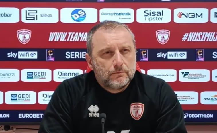 Altamura, Mangia: "Contento dei complimenti, ma piedi per terra"