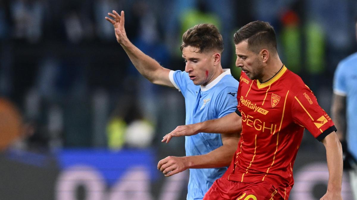 Un Lecce impaurito perde all'Olimpico contro la Lazio per 2 a 0