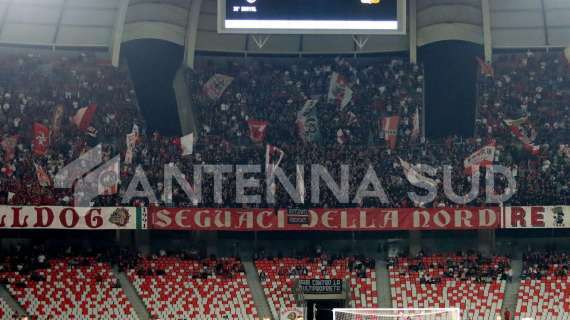 Bari, daspo di 8 anni a un tifoso per gli scontri in curva nord