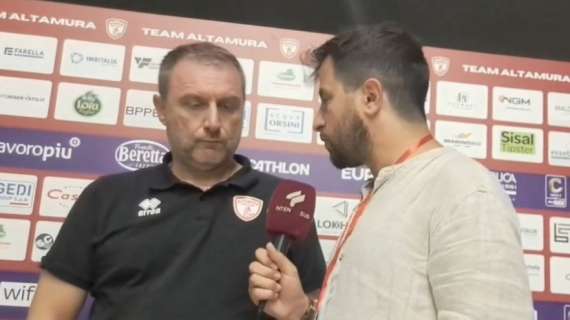 Altamura, Mangia: “Spero che la gente capisca che la squadra ha bisogno di tempo”