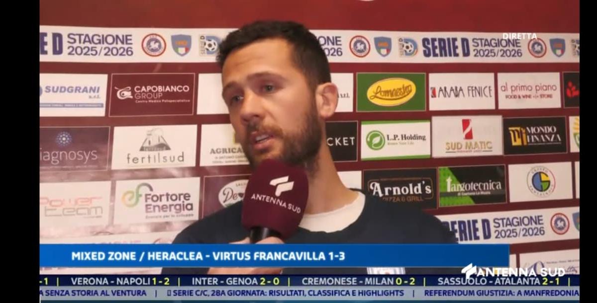 Virtus Francavilla, Tartaglia: "Bravi a vincere nel secondo tempo"