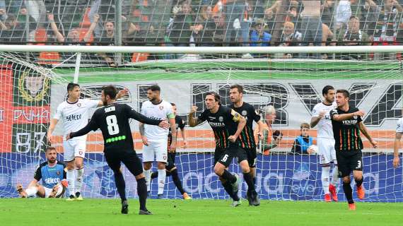 Serie B, recupero 5^giornata: Il Venezia supera l'Entella e vola al terzo posto