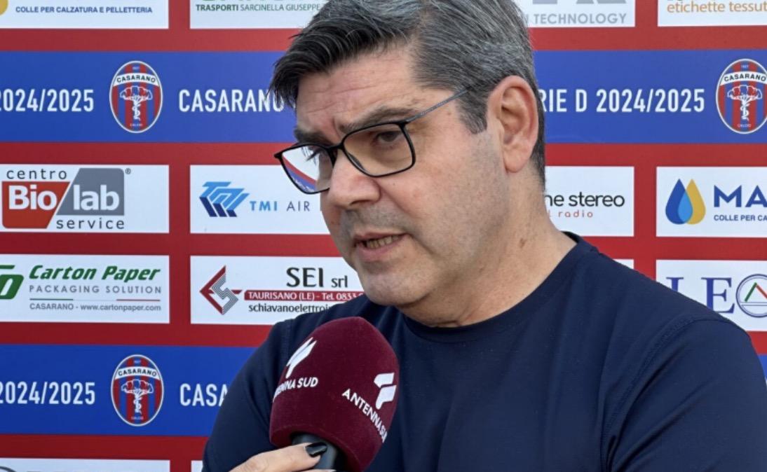 Casarano, Filograna: “Scritta una pagina di storia del club”