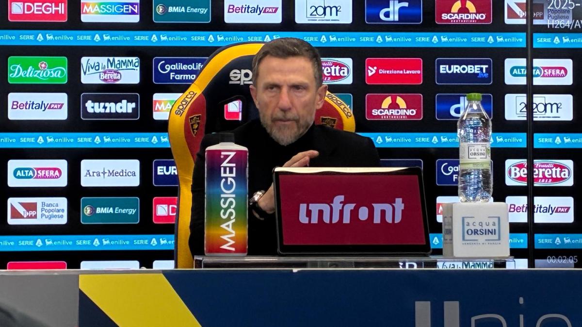 Lecce-Lazio, Di Francesco: “Il gol è il nostro tallone d’Achille, ma la squadra ha dato tutto”