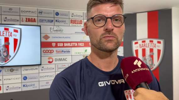 Barletta, Moncelli: “Tranquilli per affrontare l’Andria, Coccia sarà valutato”