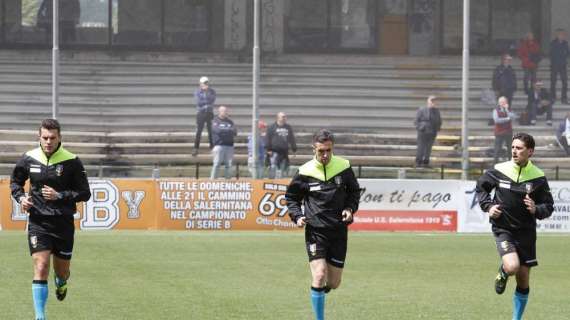 Serie B, gli arbitri dell'8^ giornata: Bari-Avellino ad Aureliano, Abbattista per il Foggia
