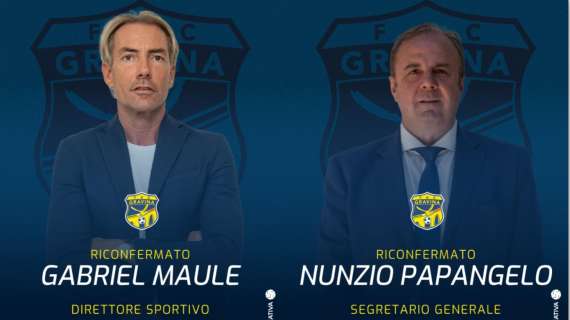UFFICIALE - Gravina, riconfermati Maule e Papangelo 