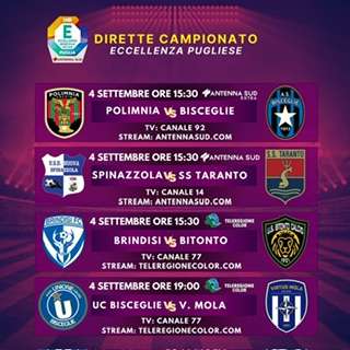 Calcio sui canali del Gruppo Editoriale Distante: le dirette in programma 