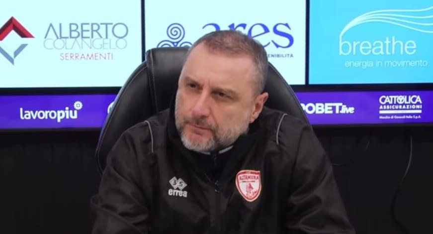 Altamura, Mangia: "Gli episodi hanno pesato, adesso testa al Benevento"