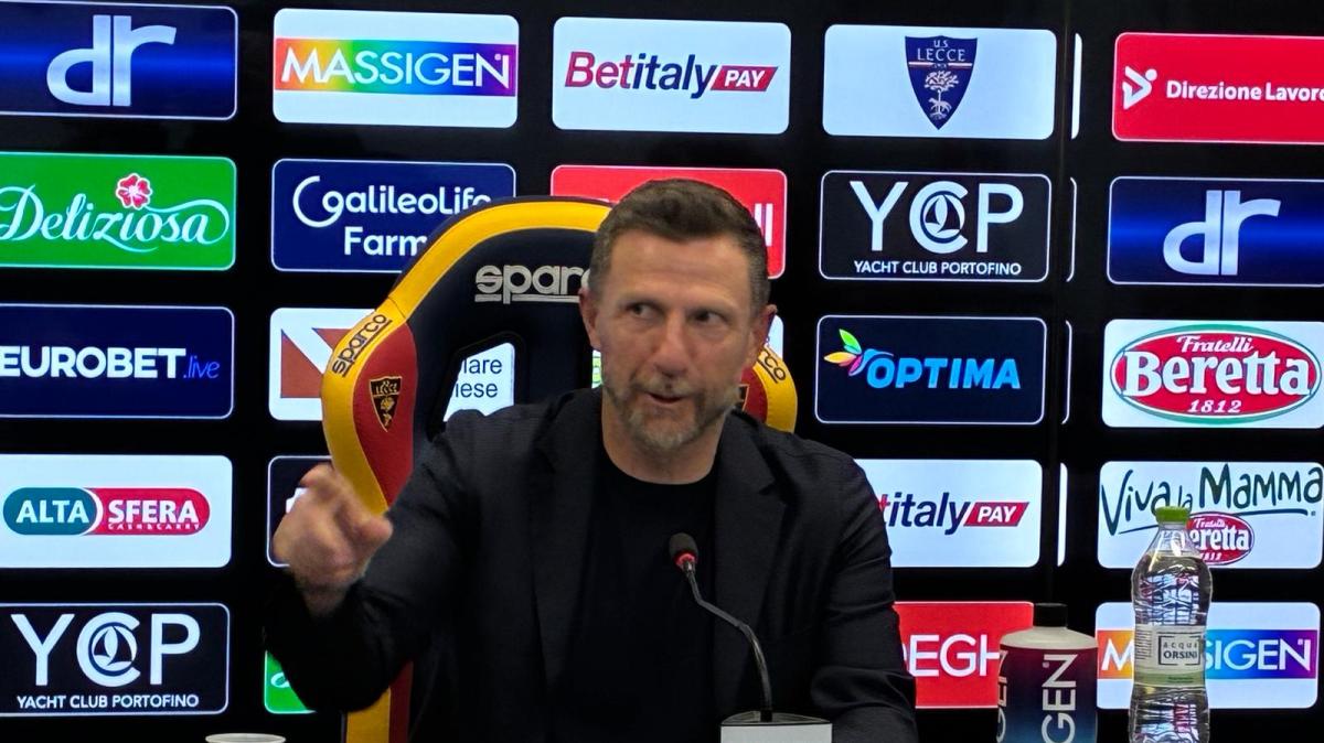 Lecce, Di Francesco suona la carica: “Dobbiamo azzannare la partita”