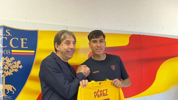 Lecce, Perez: “Devo migliorare tatticamente, qui ambiente perfetto”