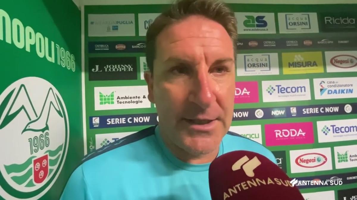 Monopoli, Colombo: “Pareggio giusto, ma ai punti avremmo meritato di più"