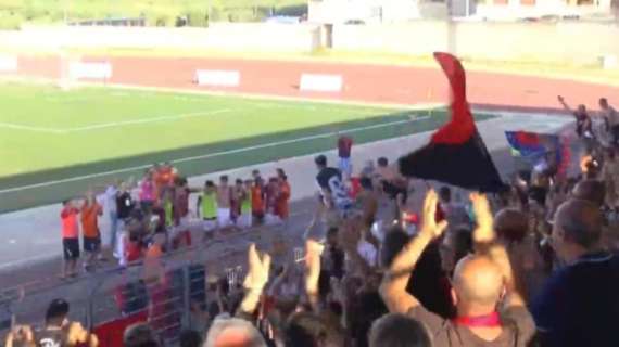 Canosa-Gela 2-0: Mangialardi e Jimenez fanno sognare la bolgia rossoblù