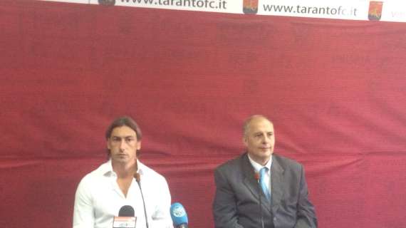 UFFICIALE - Taranto, ecco lo staff tecnico di Panarelli