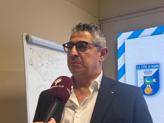 Fasano, Padalino si presenta: “La società mi ha chiesto di vincere il campionato”