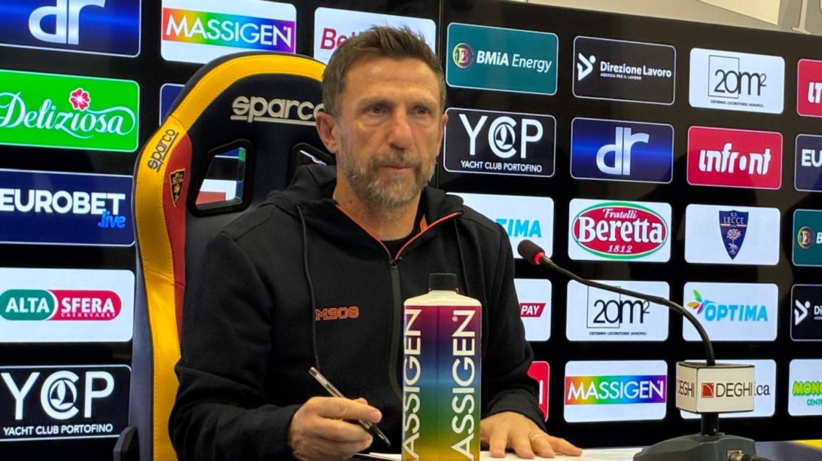 Lecce, Di Francesco: “La partita sarà importante anche per noi”