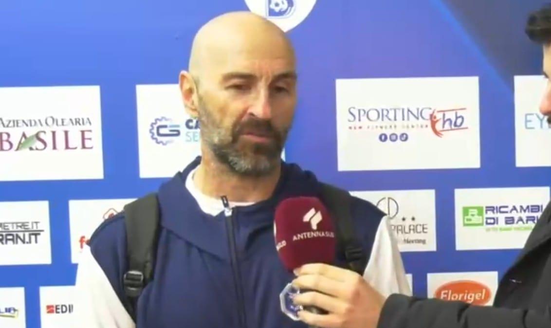 Fidelis Andria, Catalano: "Partita delicata, contento del successo e del pubblico"