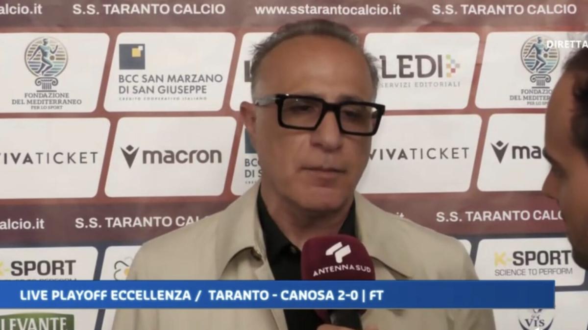 Taranto, Ladisa: “Stagione di sofferenze. Spero di festeggiare con tutti i tarantini”