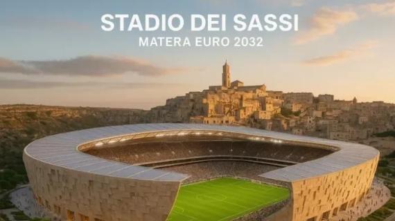 “Se Milano tentenna, Matera può lanciarsi”: il progetto “Stadio dei Sassi - Matera Euro 2032”