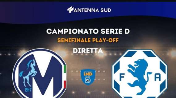 Semifinale playoff Serie D: Martina-Fidelis Andria in diretta su Antenna Sud