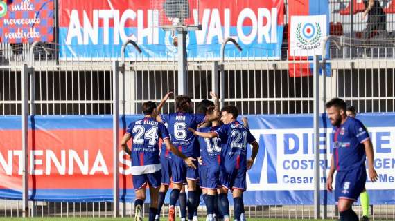 Casarano, tris all'Angri e terzo posto in classifica