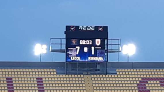 Settebello Lecce, una squadra perfetta: schiantata 7-1 la Reggiana