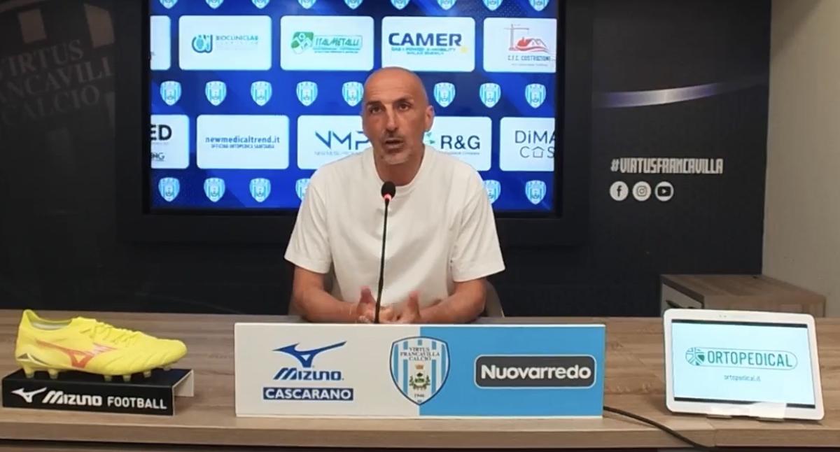 Virtus Francavilla, Taurino: “Complimenti ai miei ragazzi nonostante la sconfitta”