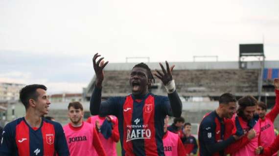 Taranto, Diaby: "Contento per il gol e per la vittoria"