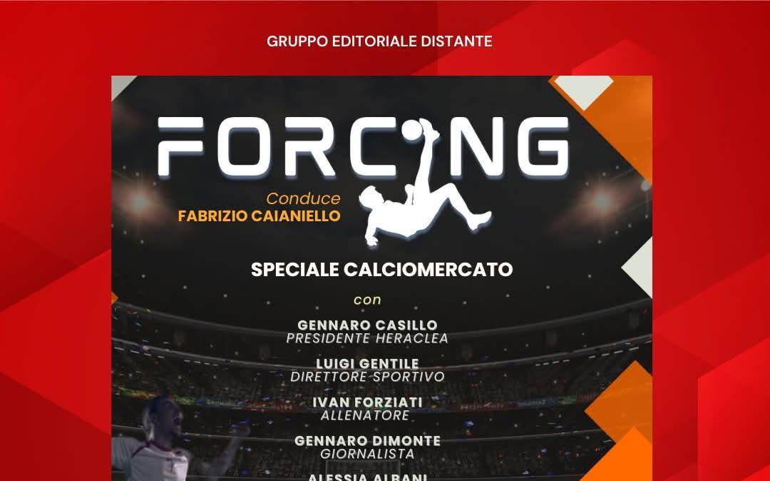 Forcing: nuova puntata con l'approfondimento sportivo pugliese e lucano su Antenna Sud