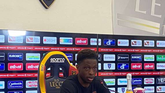 Lecce, Kouassi: “Da quando sono arrivato ho già appreso tanto”