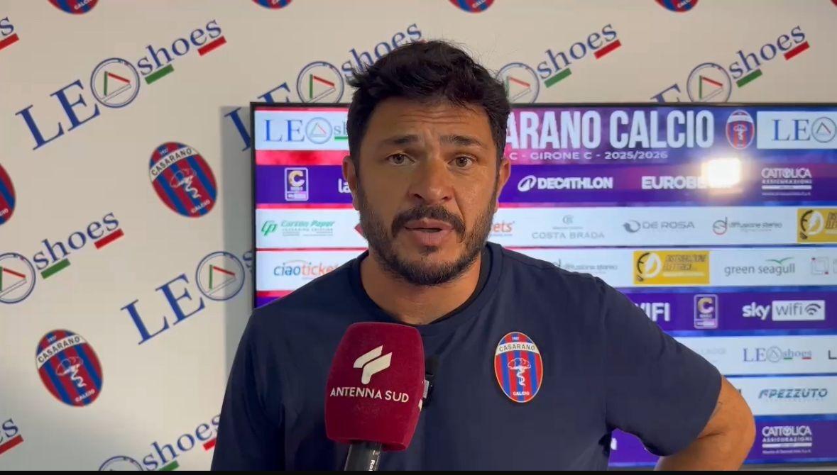 Casarano, Di Bari carica la squadra: “Serve una prova d’orgoglio contro il Catania”