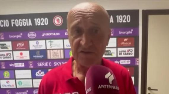 Foggia, Rossi: "Il risultato ci sta stretto"