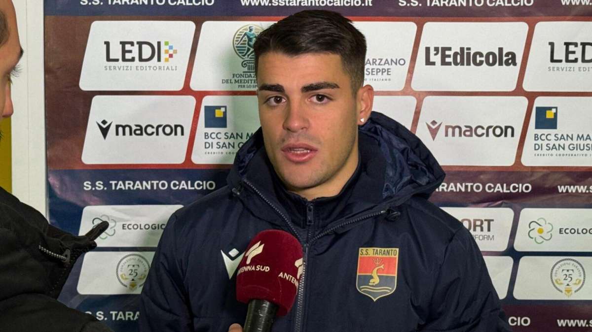 Taranto, Losavio: “Vittoria meritata, dedico il gol a Bitetto”