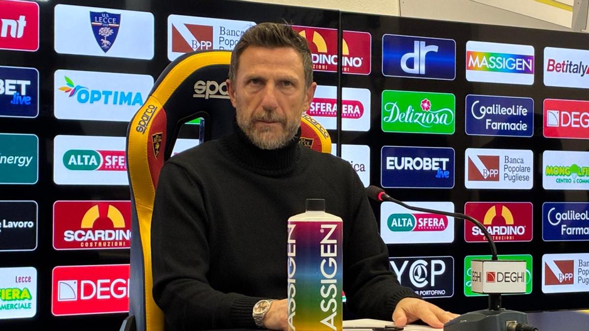 Lecce, Di Francesco: “Ripartiamo da solidità e prestazione. Serve più concretezza”