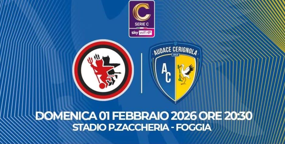 Foggia-Audace Cerignola: niente trasferta per i residenti di Cerignola