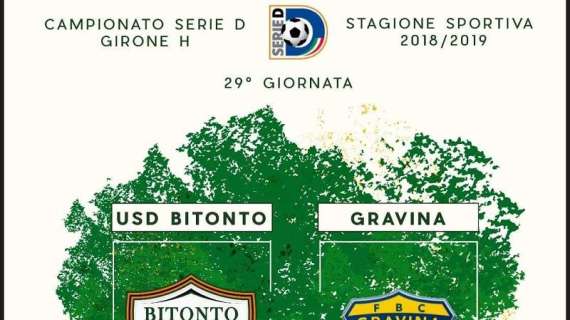 Verso Bitonto - Gravina: ancora un derby per entrambe le formazioni 