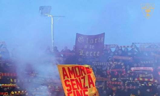 Lecce, tifosi in massa all’Olimpico: già staccati 3380 biglietti 