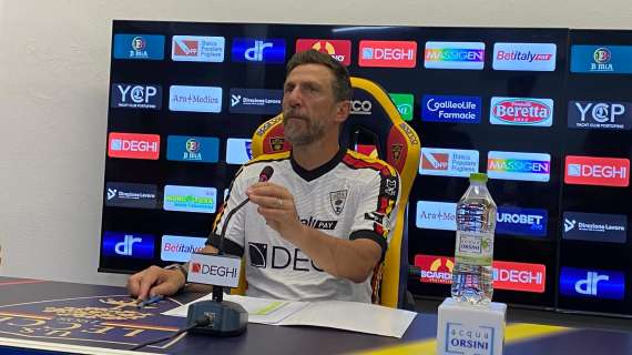 Lecce, Di Francesco: “Aspettatevi delle novità per la gara di domani”