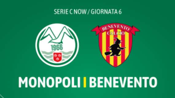 Monopoli-Benevento: le formazioni ufficiali