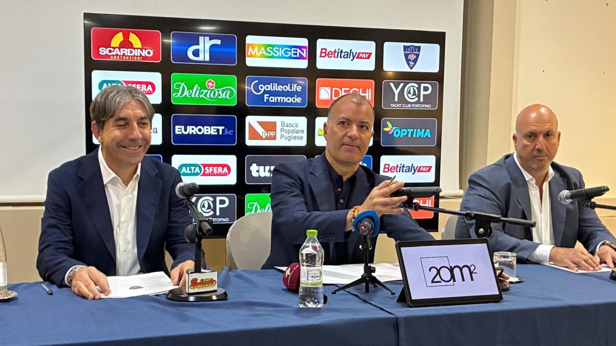 Lecce, inizia l’era Trinchera: “Difenderemo ciò che abbiamo costruito”