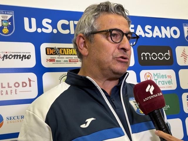 Fasano, Padalino: “Un peccato essere usciti alla prima, la mia gestione non è stata facile”